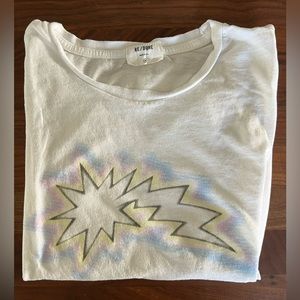 RE/DONE Bolt Crop Tee